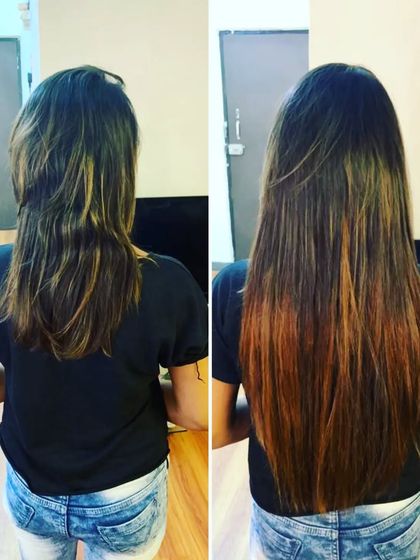 Hair Extension Transformations: Straight & Sleek photo 13