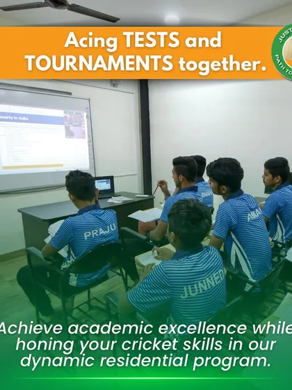 At our residential academy, we ensure you excel in both sports and studies. Our integrated program allows students to ace their tests and score in tournaments without compromise.