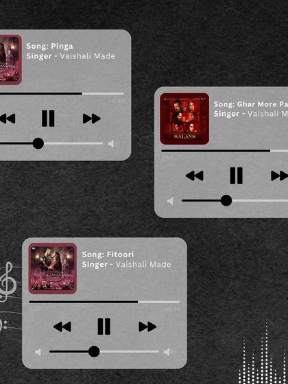 As part of our "Opening Soon" campaign, this graphic features a playlist of my popular songs like "Pinga" and "Ghar More Pardesia" to build credibility and attract fans to the new academy.