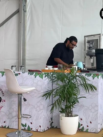 A glimpse from the Delhi Regionals of the National Barista Championship. Our trainers actively participate in competitions to stay sharp and connected.