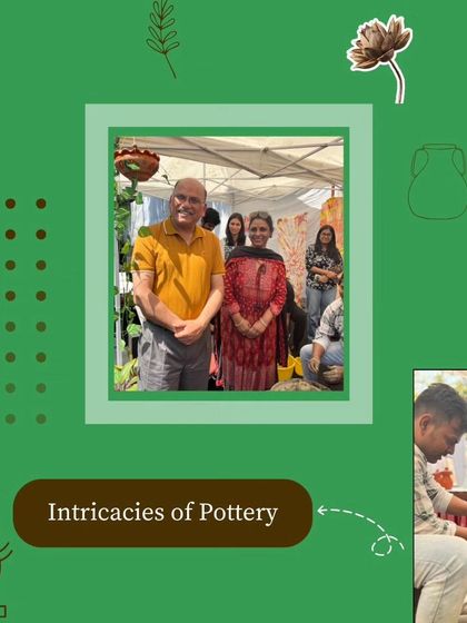 We guide you through the intricacies of pottery, from centering the clay to shaping your final piece. Here, participants learn alongside our artisan partners in an outdoor workshop setting.