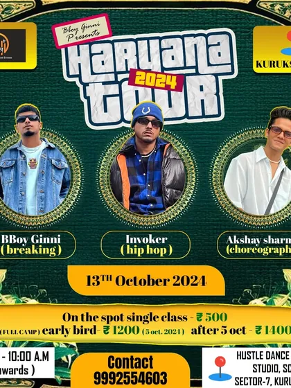 Taking my hip-hop workshop on the road for the Haryana Tour in Kurukshetra. This is a great opportunity for dancers outside of Delhi to train with me.