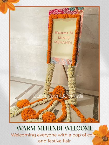 Vibrant Mehendi & Pre-Wedding Setups photo 9