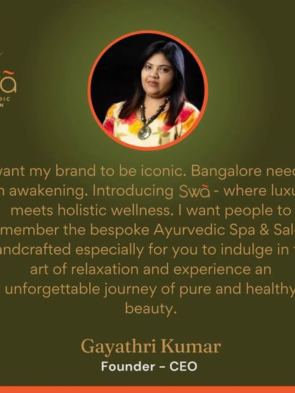 A simple statement of my mission. I want Swã to be a place of awakening, where luxury meets holistic wellness in a space handcrafted for you.