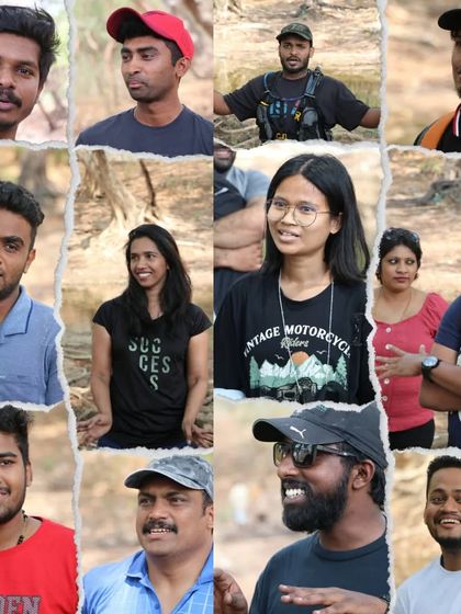 The faces of BMR. A collage of our members, new and old, who joined us for the Bheemeshwari ride. Every ride is about the people.