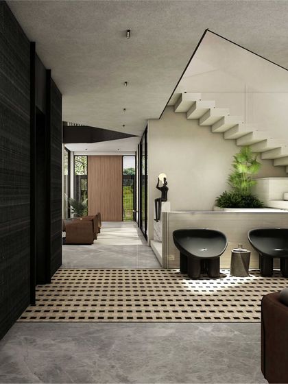 Vivospace Architects - Residential Architecture & Interior Design Transitional Spaces: Staircases & Corridors photo 7