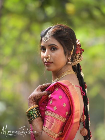 Makeovers by Ramya - Hair Styling & Saree Draping South Indian Wedding Diaries photo 36