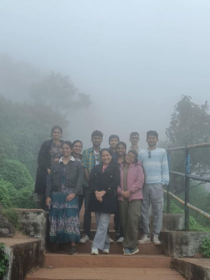 A misty morning in Chikmagalur. The fog adds a mysterious and beautiful element to our treks.