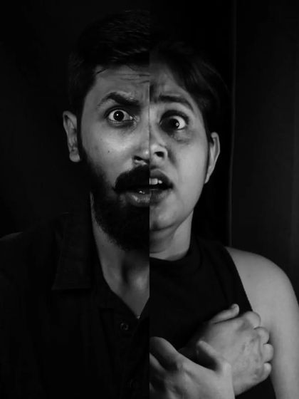 Diving into Bhayanaka, the emotion of fear. Our Navarasa series challenges our artists to embody complex feelings, pushing the boundaries of their craft.