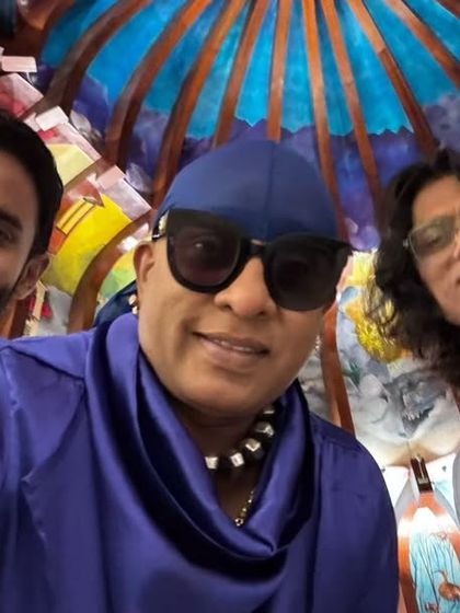 A selfie with my buddies Sangeet Haldipur and the legendary Sivamani. The camaraderie off-stage is just as important as the chemistry on-stage.