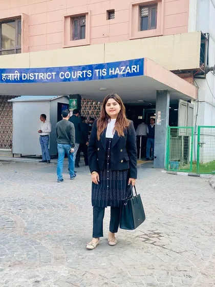 A successful day at Tis Hazari District Courts after securing bail for a client.