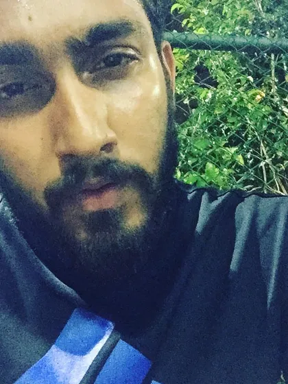 A close-up after a tiring but productive session on the court. The sweat and effort are all part of the process of pushing your limits and getting better every day.