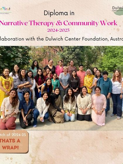 That's a wrap for the 2024-25 batch of our Diploma in Narrative Therapy. This group photo celebrates a year of deep dives, shared stories, and gentle transformations with our dedicated learners.