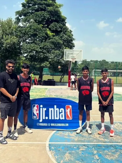 Taking our skills to the next level. I’m here with my Warriors team as they compete at a Jr. NBA event in Delhi, gaining valuable experience against tough competition.