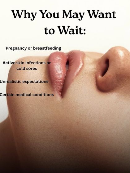 Your safety is my priority. There are certain situations, such as pregnancy or active skin infections, where it's best to wait before getting fillers. I always conduct a thorough assessment to ensure the treatment is right for you.