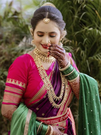 Maharashtrian Brides: The Nauwari & Paithani Look photo 8
