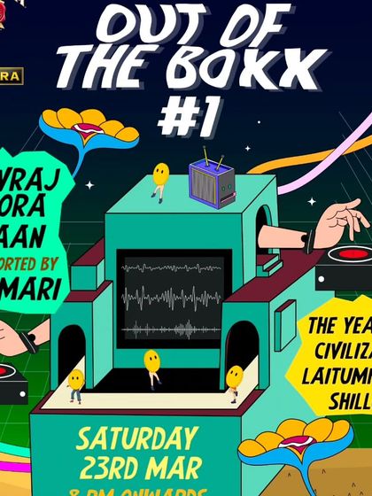 The second stop of my North-East tour is my debut gig in Shillong for the "Out Of The Boxx" party. I can't wait to see what the scene is like there.
