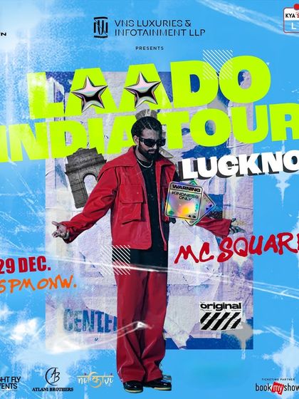 Another version of the MC Square tour poster. Consistent branding with slight variations is key to a successful promotional campaign.