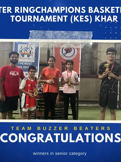 Congratulations to Team Buzzer Beaters, the winners in the senior category of the Inter-Ringchampions Basketball Tournament.