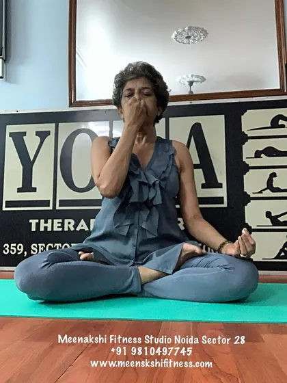 Practicing Nadi Shodhana, or alternate nostril breathing. This pranayama technique is excellent for balancing the mind and nervous system.