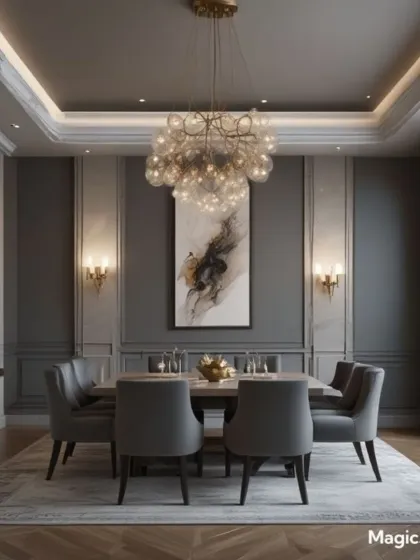 Lxm Interior - Living & Dining Room Design Elegant Dining Spaces photo 4