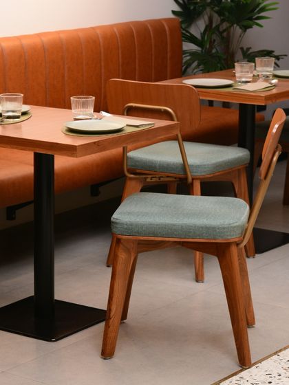 Our quiet, welcoming dining space, ready to host you for an unforgettable meal.