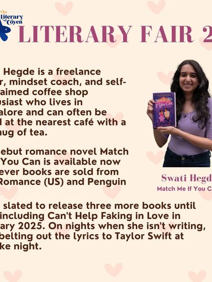 An announcement for the Literary Fair 2.0, where I was a featured author. Events like these are a fantastic way to meet readers and other authors.