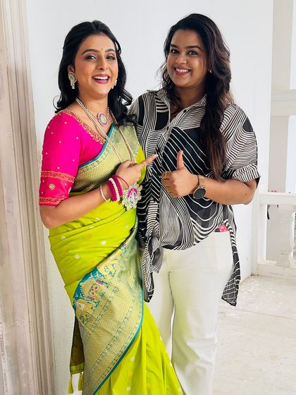 Another happy shot with the talented actress. It's always a joy to work with her and bring her characters to life through makeup.