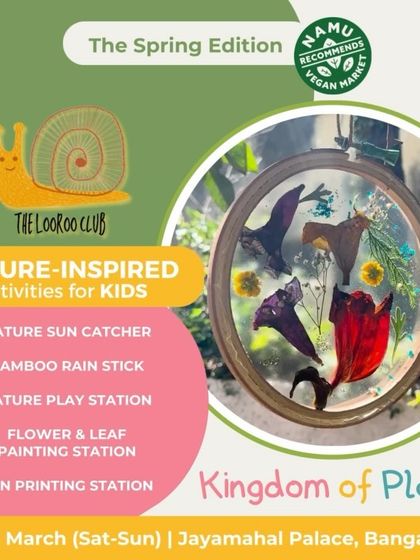 A visual feature of The Looroo Club's nature-inspired activities, showing a beautiful sun catcher.