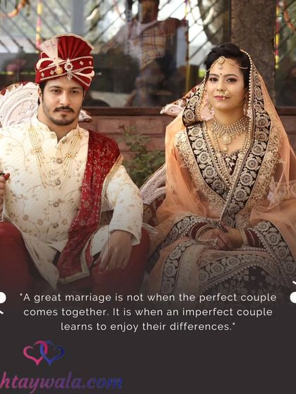 A great marriage is about learning to enjoy your differences. We help you find an understanding partner to build a perfect life with.