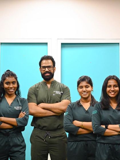 A group photo of the dedicated professionals who make up Team Arch. We work together, learn together, and are united in our goal to provide the best possible care for every person who walks through our doors.