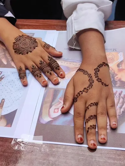 Simple designs like these are perfect for funfairs, parties, and for practicing basic motifs.