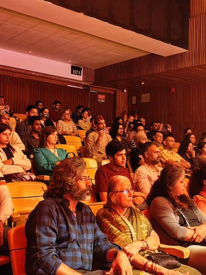 The audience engrossed in the Kimya Ensemble's musical performance during the RISE 2024 event. Our concerts attract a diverse and appreciative crowd of music lovers.