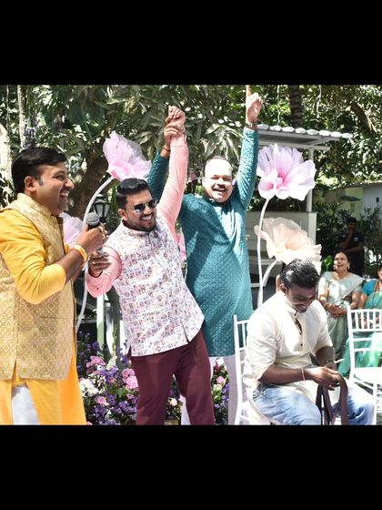 Emcee Pramod - Wedding Emcee & Host Vibrant Haldi & Mehendi Ceremonies photo 28