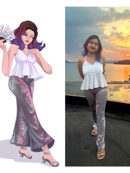 Rachita Burjupati - Custom Apparel & Wearable Art Digital Outfit & Travel Illustrations photo 5