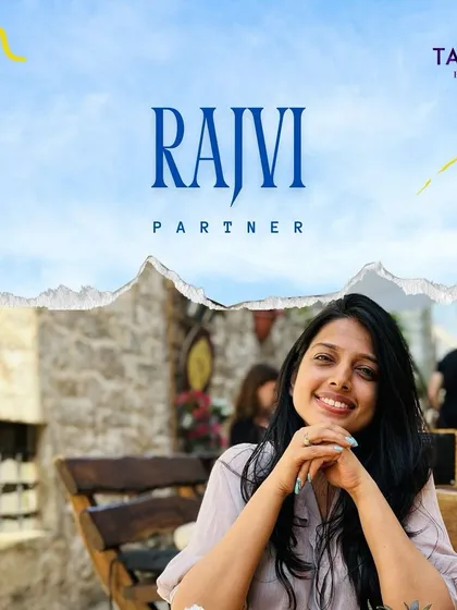 And here is Rajvi, my partner who handles all our marketing and branding. She's the creative mind who ensures every detail is perfect, from curating tables to sharing our story with you.