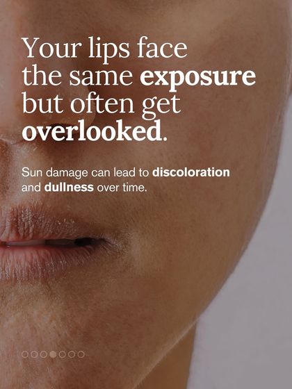 Your lips face the same sun exposure as the rest of your face but are often forgotten. Over time, this can lead to discoloration and dullness.
