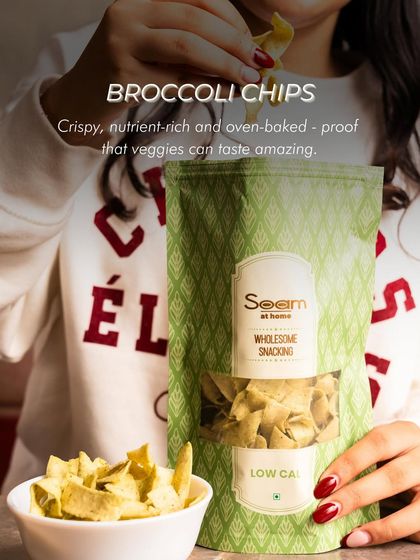 My Broccoli Chips are crispy, nutrient-rich, and oven-baked. This image proves that veggies can taste amazing and be a delightful, healthy snack.