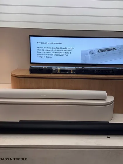 The Sonos lineup of soundbars, including the Arc Ultra, offers a range of solutions for immersive TV and movie sound. Their sleek design and wireless capabilities make them an easy and elegant upgrade for any living room.