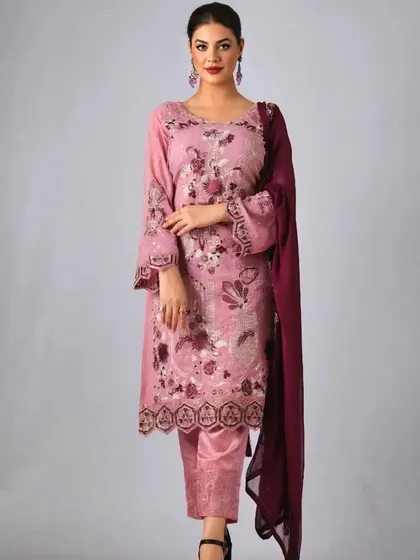 Clean, crisp e-commerce photography is essential for online sales. This image for Odette Style shows a full-length view of the garment against a neutral background, focusing on the product's details, fit, and embroidery.