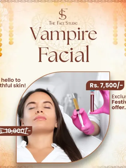 The Vampire Facial, which uses PRP (Platelet-Rich Plasma), is a powerful treatment for skin rejuvenation. It uses your body's own growth factors to stimulate collagen, repair damaged skin, and promote a youthful glow.