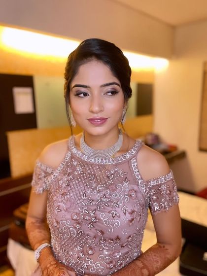 Swarna Nagaraj - Bridal Makeup & Hairstyling Modern Reception & Sangeet Glam photo 23