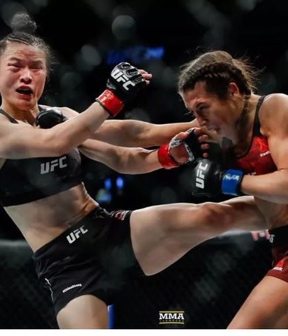 This incredible moment from the UFC strawweight title fight between Zhang Weili and Joanna Jedrzejczyk shows the heart and skill involved in high-level striking. It's fights like these that inspire our training.