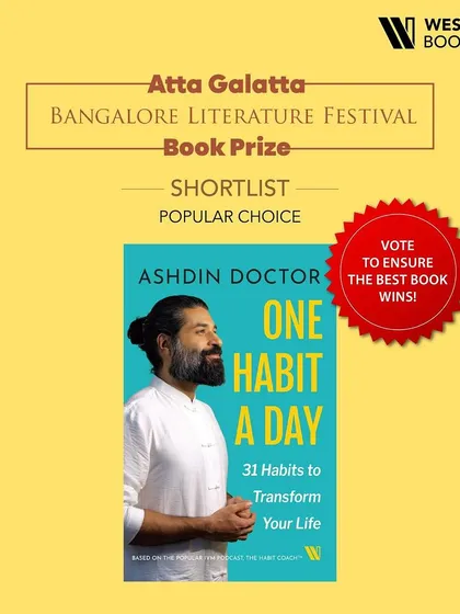We are excited to see books we support on the Popular Choice shortlist for the AG-BLF Book Prize, like 'One Habit a Day' by Ashdin Doctor.