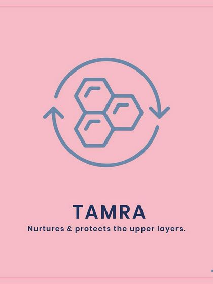 The fifth layer of the skin is Tamra. It is a coppery-colored layer that acts as a barrier, nurturing and protecting the upper layers of the skin.