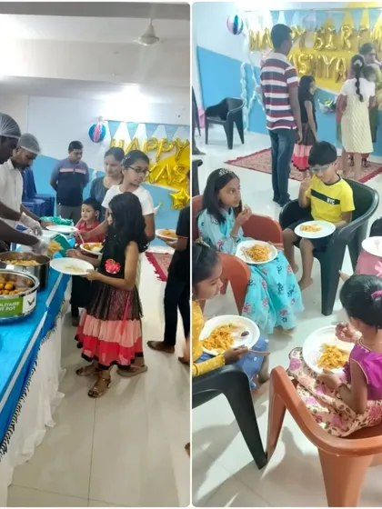I love seeing happy faces at parties we cater for. Here’s a shot from a first birthday party where we provided a full buffet service, complete with separate menus for kids and adults, so everyone gets to enjoy their favorites.