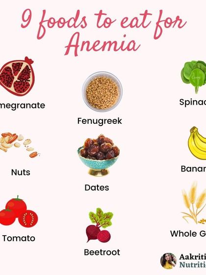 Anemia, or iron deficiency, can leave you feeling tired and weak. I help clients boost their iron levels by incorporating these nine foods, like pomegranate, dates, and beetroot, into their daily diet to improve energy and overall well-being.
