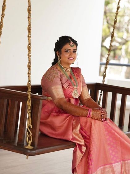 Ramya Gowda - Bridal & Occasion Hairstyling Complete Bridal Styling (Hair & Saree) photo 9