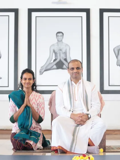 I am a Level 2 authorised teacher, having learned this tradition directly from my Guru, Sharath Jois, in Mysore. It is a privilege to carry this parampara, or lineage, forward and share these teachings as they were passed down to me.