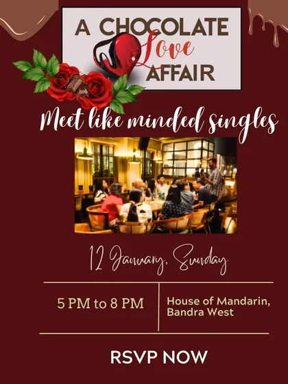 The core of my service is helping like-minded singles meet. This event poster for our chocolate-themed mixer highlights that central promise.